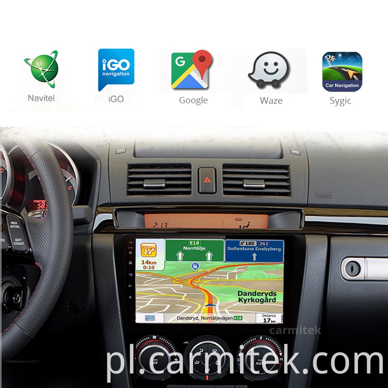 Carmitek head unit for Mazda 3